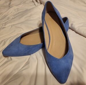 Restricted Slip-on, solid, dust blue, work, 8.5